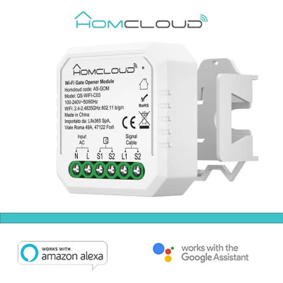 Modulo Cancelli/Garage ed Elettroserrature Wi-Fi 1CH incasso