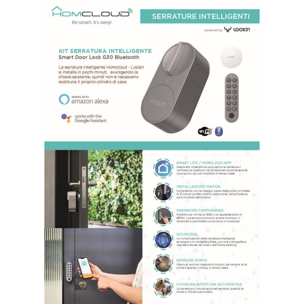 Volantino A4  - Smart Door Lock G30