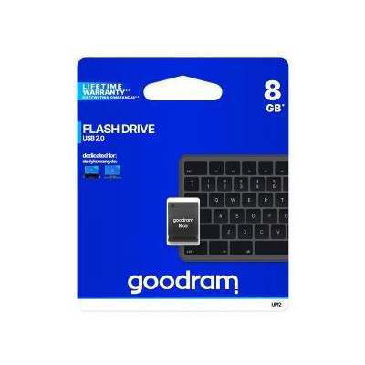 Pendrive Goodram UPI2 8GB USB MINI 2.0 blk - retail blister