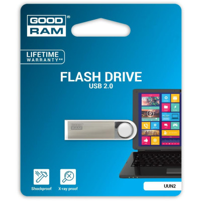 Pendrive GoodRAM 64GB UNN2 metal USB 2.0 - retail blister