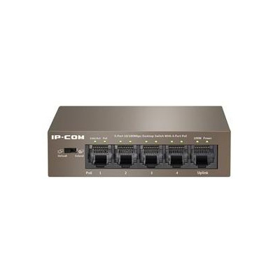 5-Port Fast Ethernet Umanaged PoE Switch with 4-Port PoE