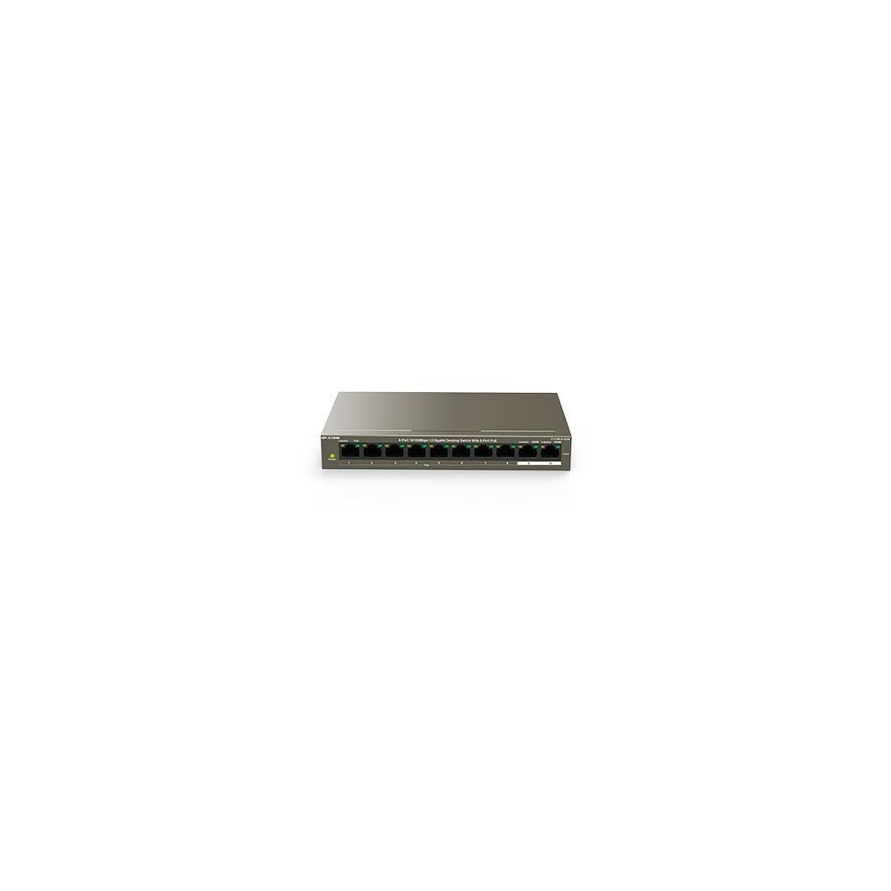 IP-COM F1110P 2 porte Gbps + 8 porte PoE 10/100Mbps switch