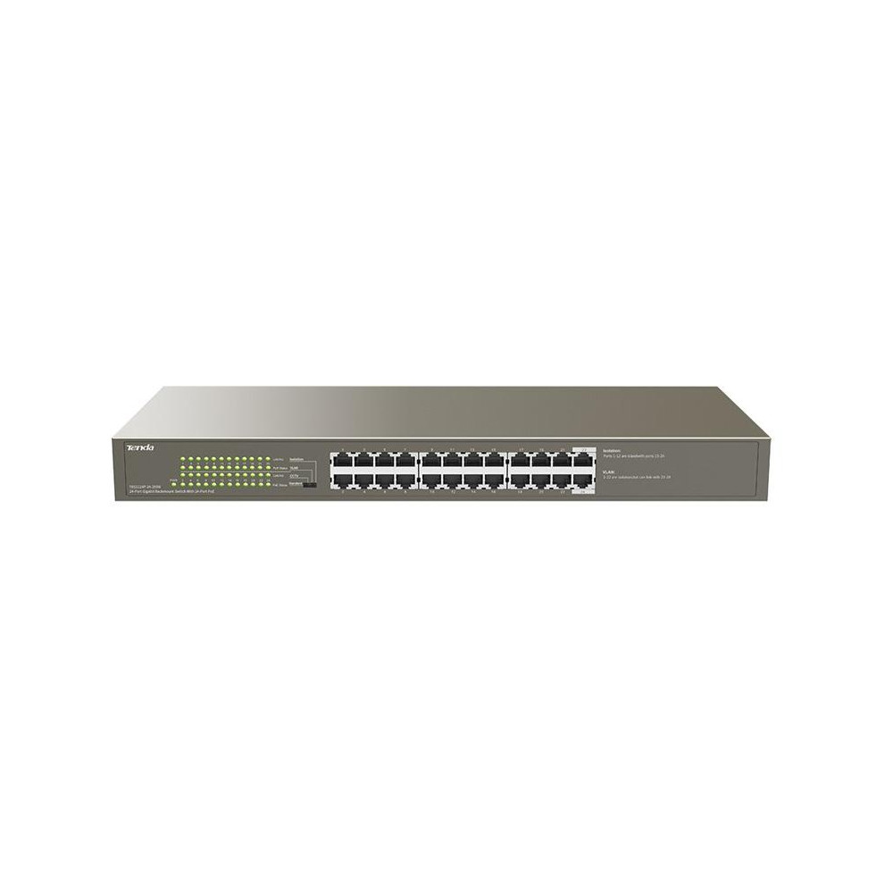 Switch 24 porte Gbit rack mount PoE Tenda- Business