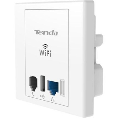 Wireless N300 Wall Plate Access Point con porta USB