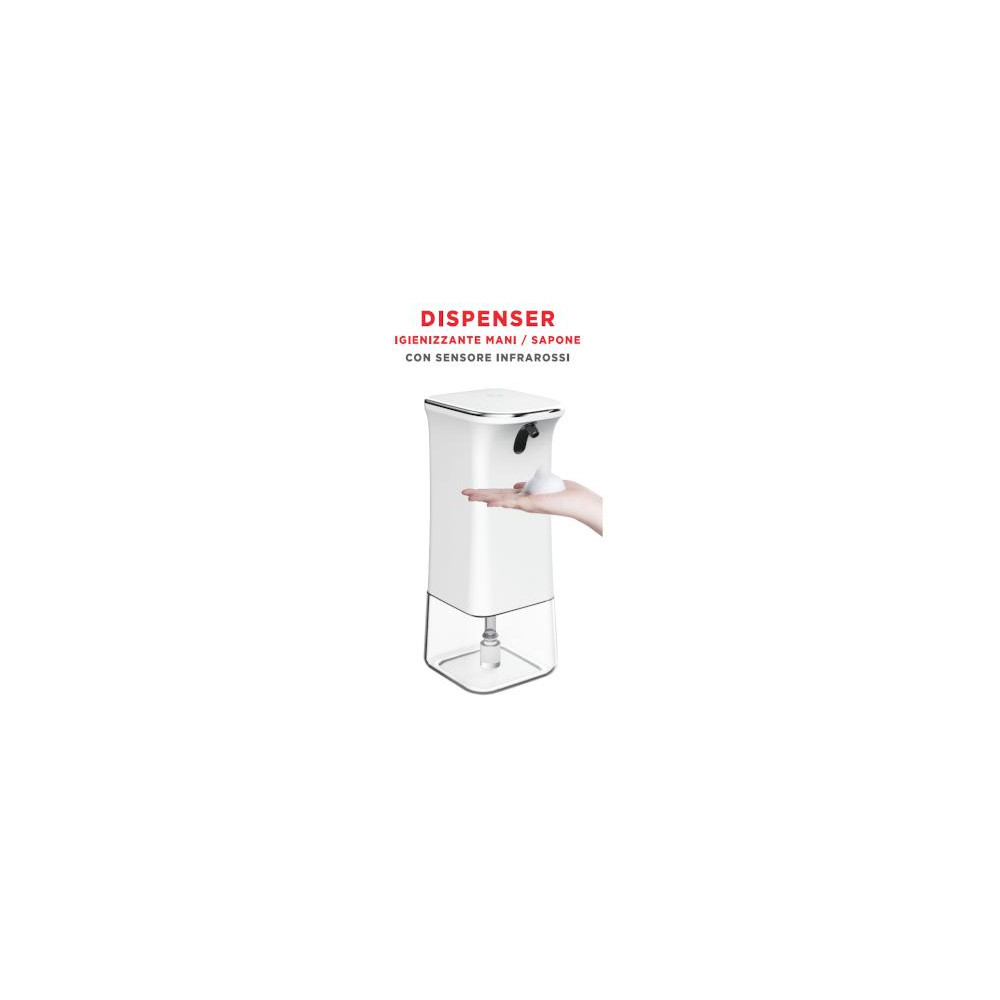 DISPENSER igienizzante mani / sapone 280ml con Sensore PIR 