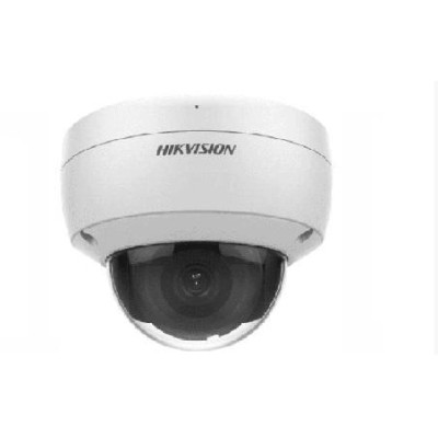 DOME IP Hikvision 4MP, Ottica Fissa 2.8mm PoE,  ACUSENSE