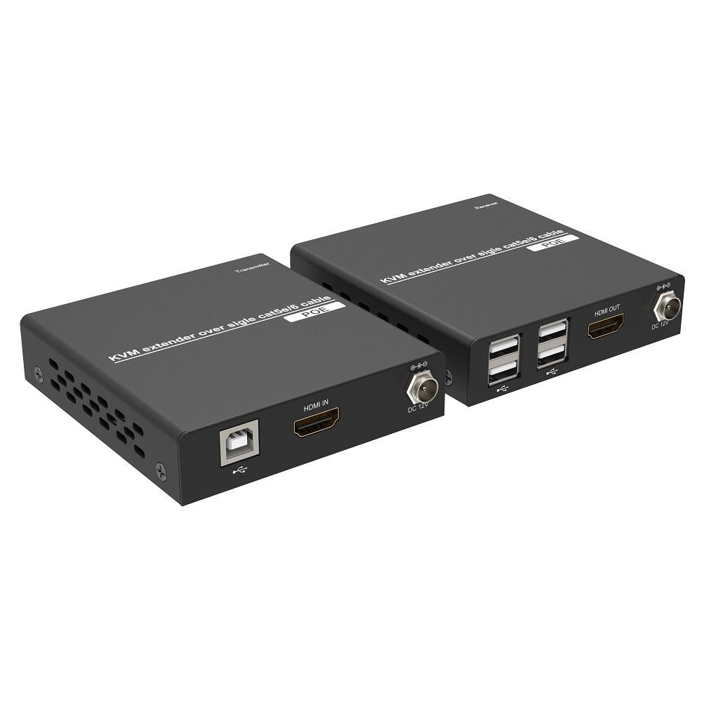 Kit TX-RX Extender HDMI UTP 100m, KVM 50metri, 1080p@60Hz