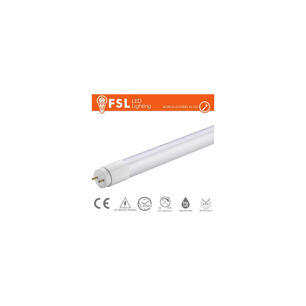 T8 LED Tubo Vetro - 14W 1200LM 6500K 90cm