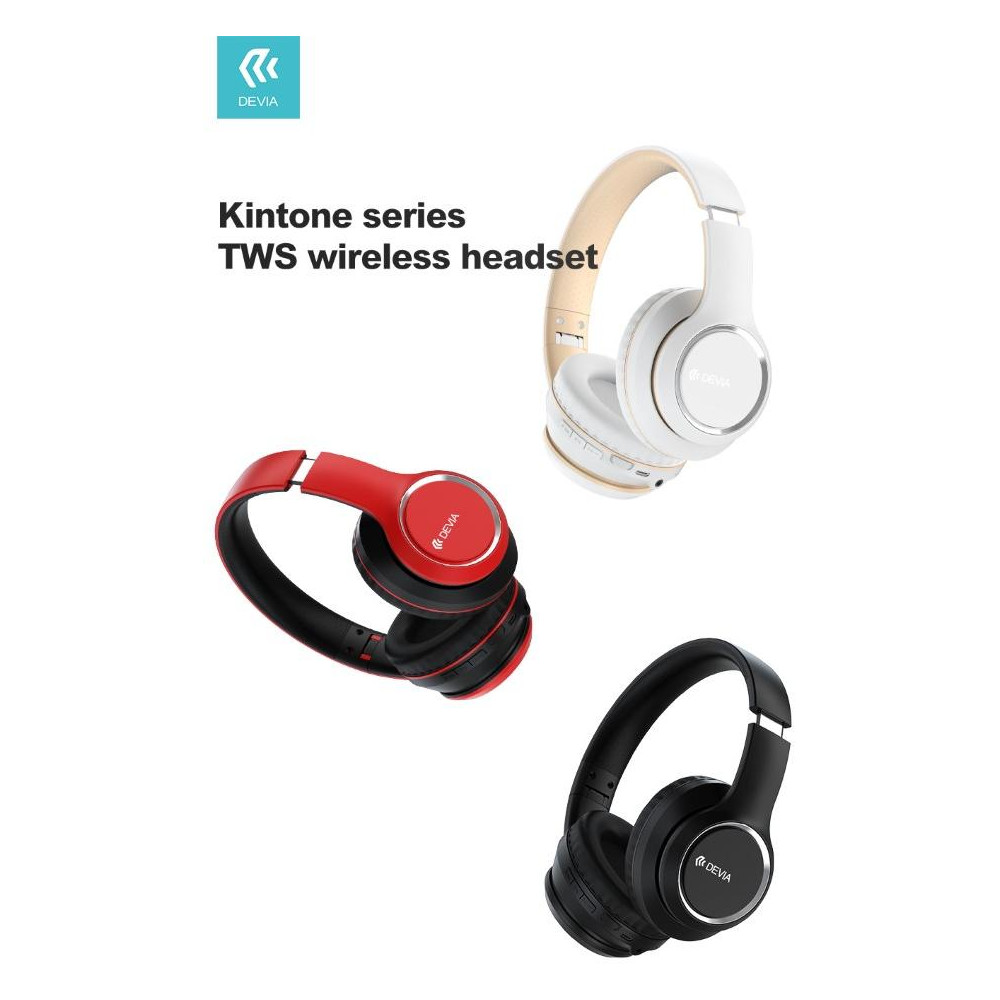 Cuffie Bluetooth 5.0 EM039 TWS Kintone Hi-Fi Nera