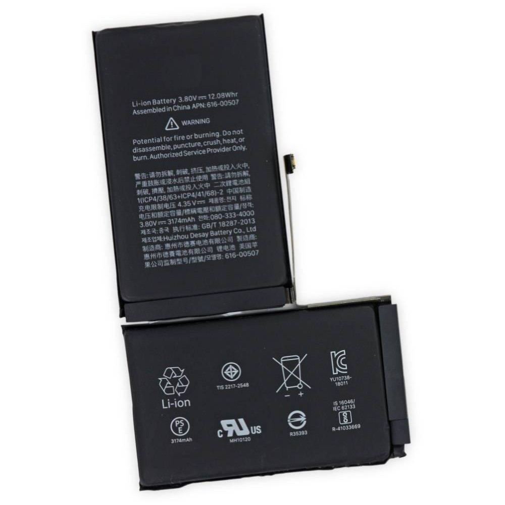 Batteria per iPhone XS MAX, 3174mAh