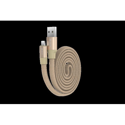 Cavo Piatto in corda Ring Y1 Micro-Usb 80cm Champagne Gold