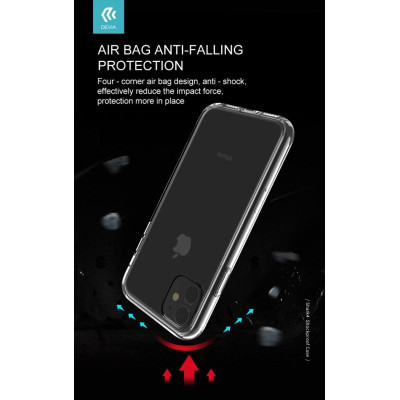 Cover Alta Protezione Tpu Trasparente per iPhone 11 Pro Max