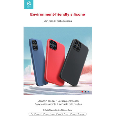 Cover in Silicone effetto seta per iPhone 12 Mini Blu