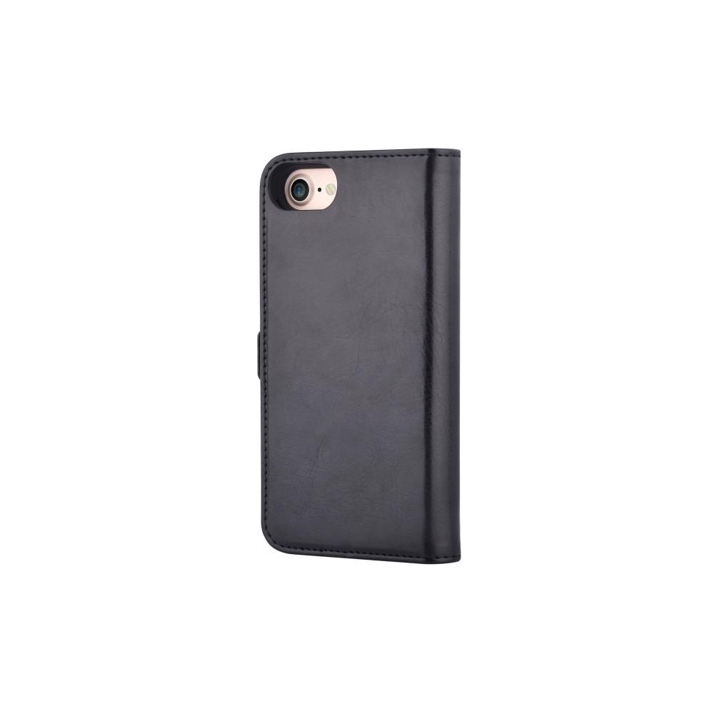 Cover in Pelle Porta Documenti Magic per iPhone 7 Plus Nera