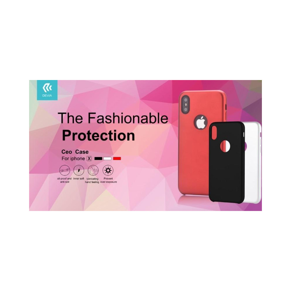 Cover Devia Ceo Original per iPhone X Nera