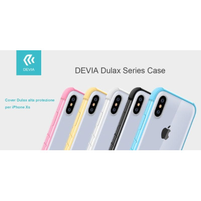 Cover Dulax alta protezione per iPhone Xs 5.8 Bianca