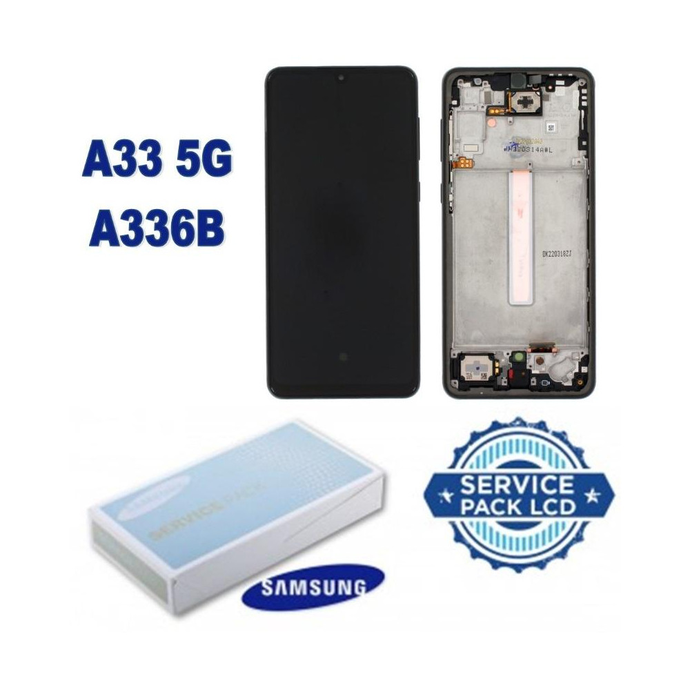 Lcd Originale Samsung A336B A33 5G Service pack Blu