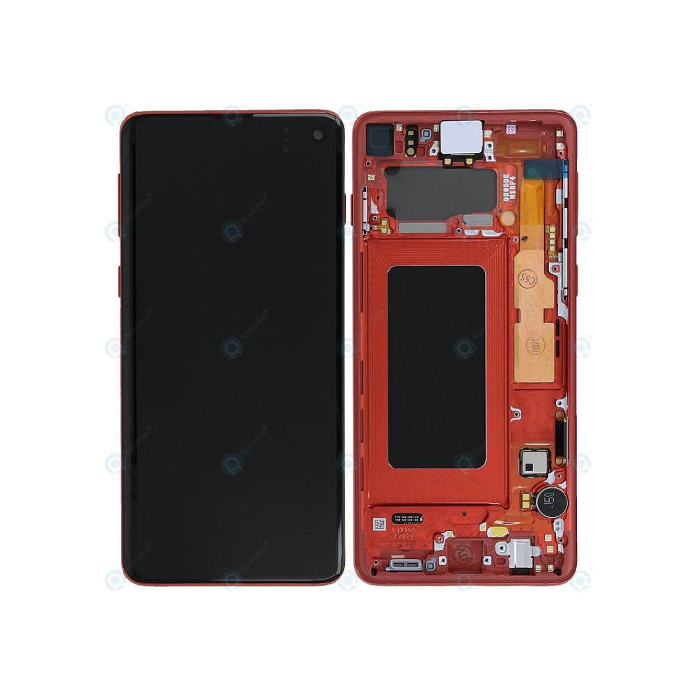 LCD display Touch Samsung G973 Galaxy S10 GH82-18850H Rosso