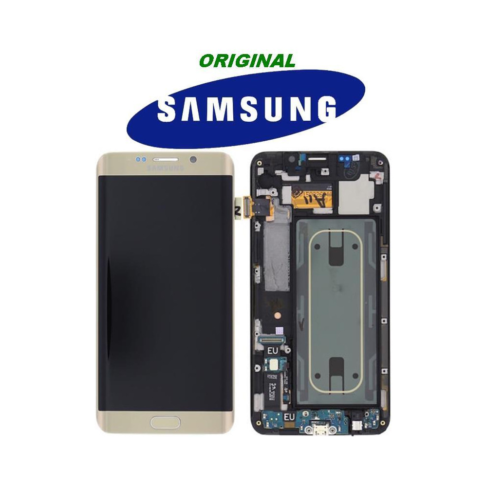 LCD TOUCH PER GALAXY S6 EDGE + SM-G928F GOLD GH97-17819A