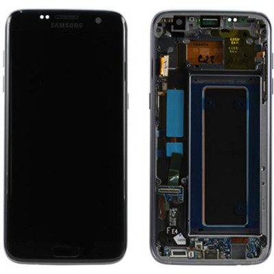 LCD + TOUCH PER GALAXY S7 EDGE ORIGINALE NERO GH97-18533A