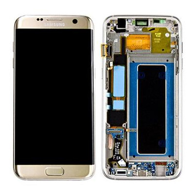 LCD + TOUCH PER GALAXY S7 EDGE ORIGINALE ORO GH97-18533C