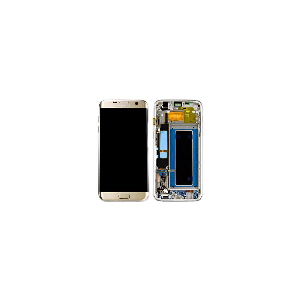 LCD + TOUCH PER GALAXY S7 EDGE ORIGINALE ORO GH97-18533C