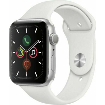 Apple Watch Series 5 44mm Silver/White Wifi A2093 Usato G A