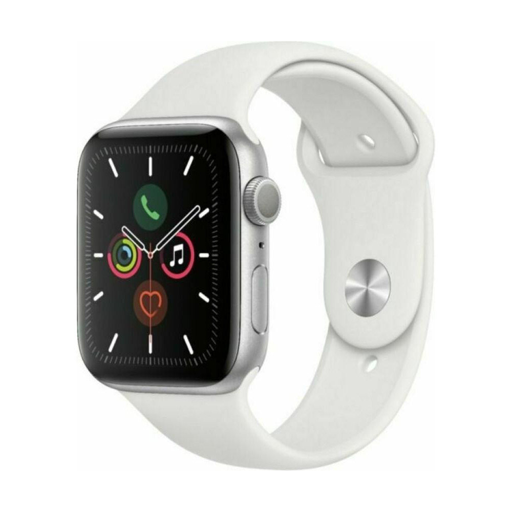 Apple Watch Series 5 44mm Silver/White Wifi A2093 Usato G A