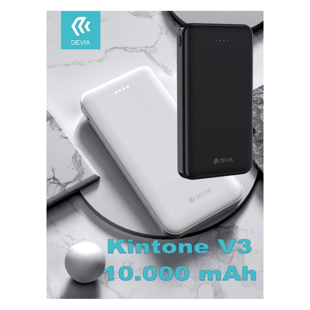 Power Bank V3 10.000mah 2 uscite 2,1 A.con protezione Nero