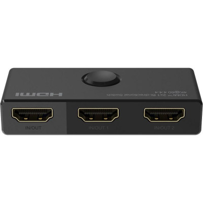 Switch HDMI 2x1, Splitter 1x2, 2 Porte bidirezionali, 4K@60