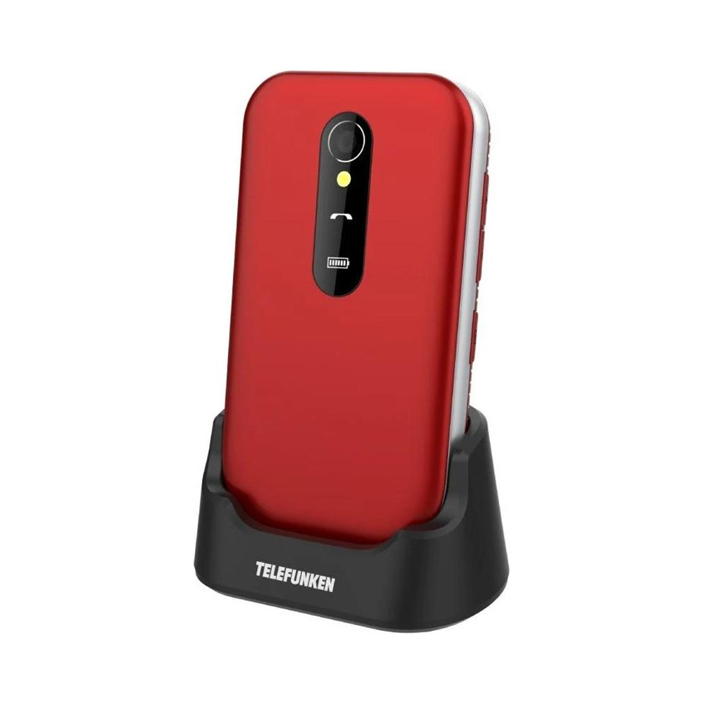 Telefono Cellulare Conchiglia S450 Telefunken 2.8'' Rosso